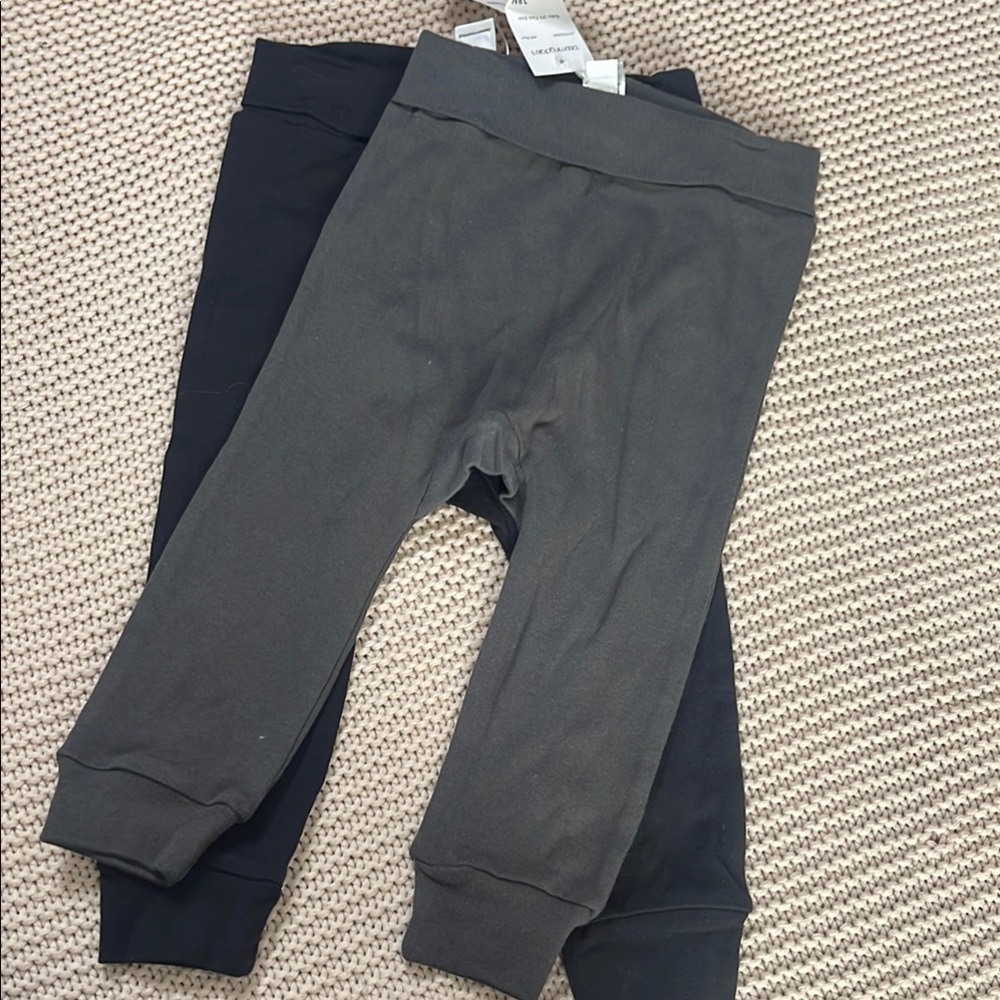 Kids' Cozy Gray and Black Bottoms